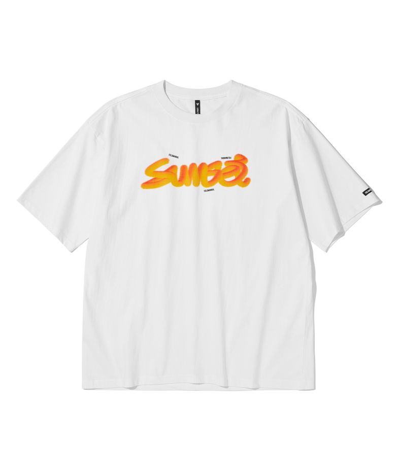 선셋 티셔츠 화이트