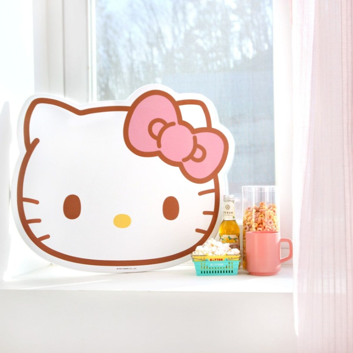 나라홈데코(NARAHOMEDECO) 산리오 헬로키티 접이식테이블 큐티