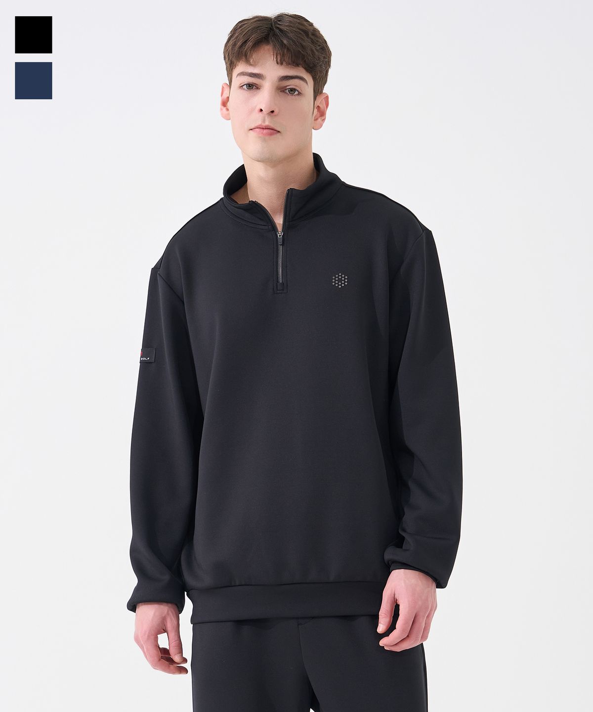 푸마 골프(PUMA GOLF) 반집업 맨투맨 남성 2color