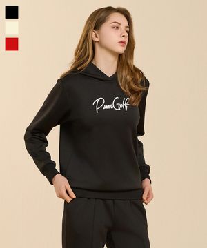 로고 후드셋업 여성 3color