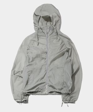 나그랑 라인 스트링 셔링 투웨이 후드 바람막이 긴팔 자켓 _ 2COLOR