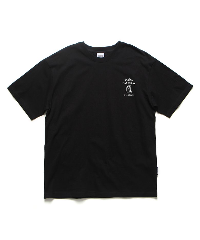 낫투데이 오버핏 티셔츠 블랙 (NOT TODAY T-SHIRT BLACK)