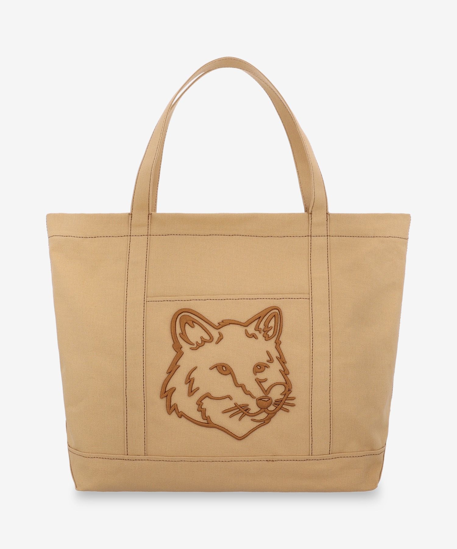 MUSINSA公式 | MAISON KITSUNE フォックスヘッド ラージトートバッグ