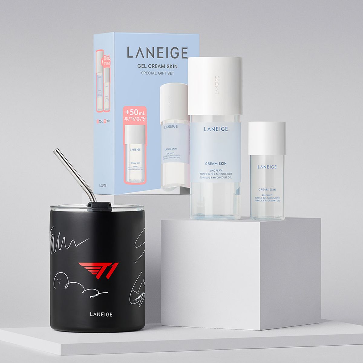 라네즈(LANEIGE) T1 X 젤 크림스킨 기획세트