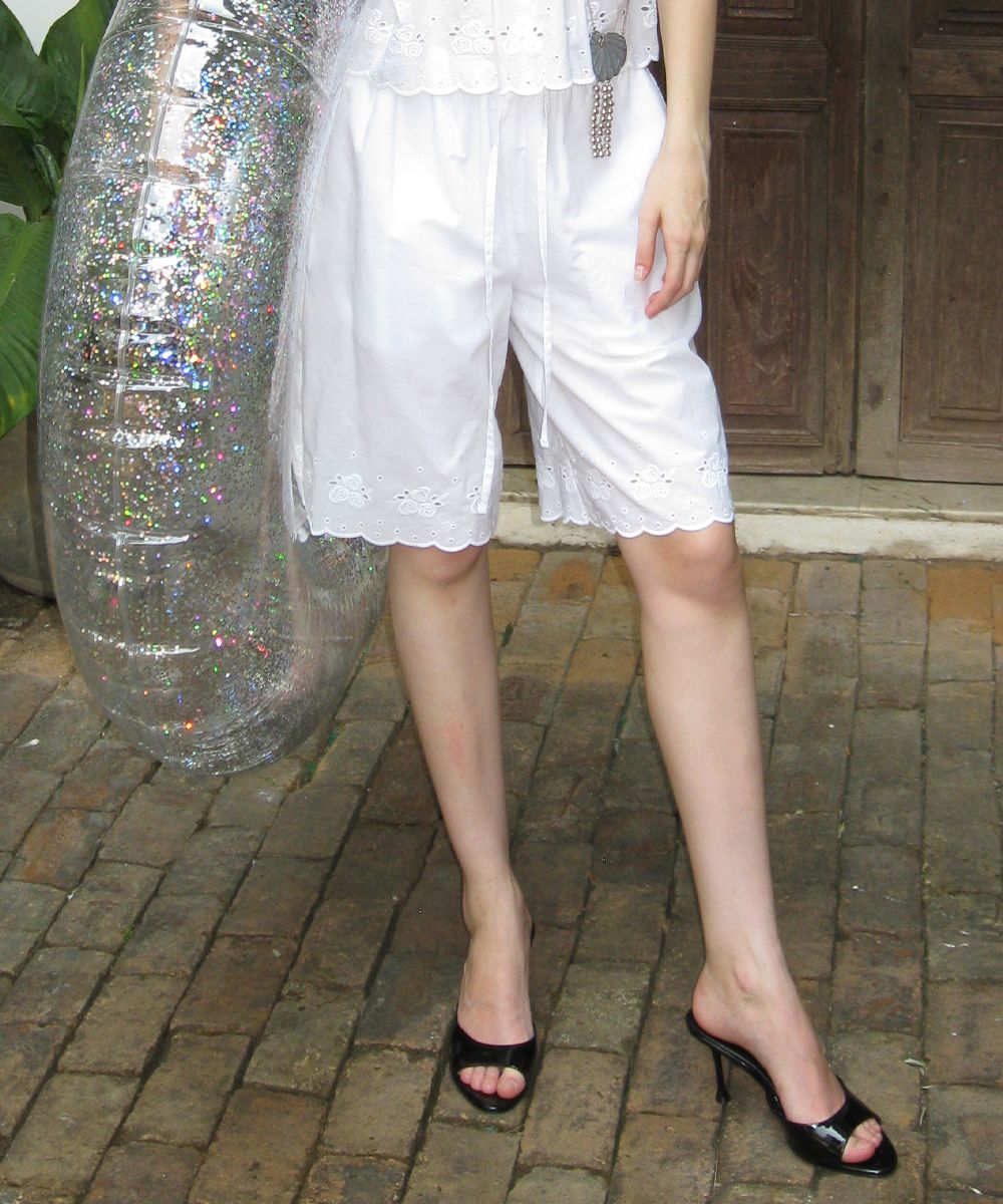 【Sinoon】25SS/人気/送料関税込★ Rose Scallop Half Pants ★ SINOON