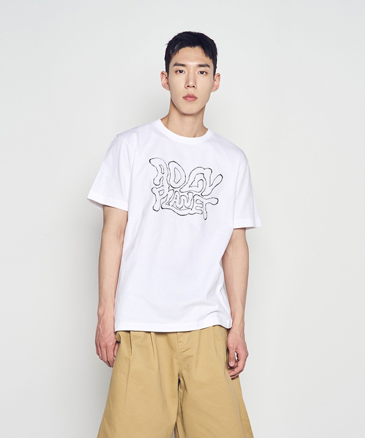 MUSINSA | acmé de la vie ADLV PLANET SHORT SLEEVE T-SHIRT (4COLOR)