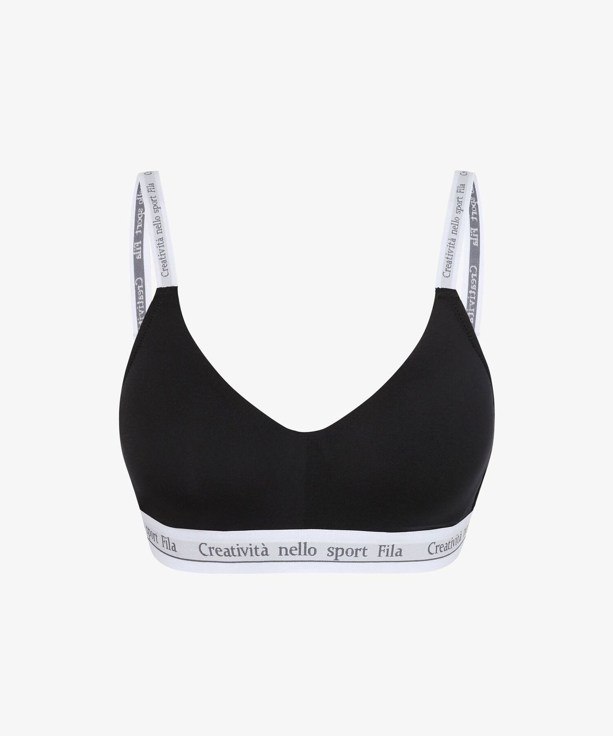 휠라언더웨어(FILA UNDERWEAR) 썸머 벨로 에어로쿨 브라탑(FI4BAH2450FBLK)