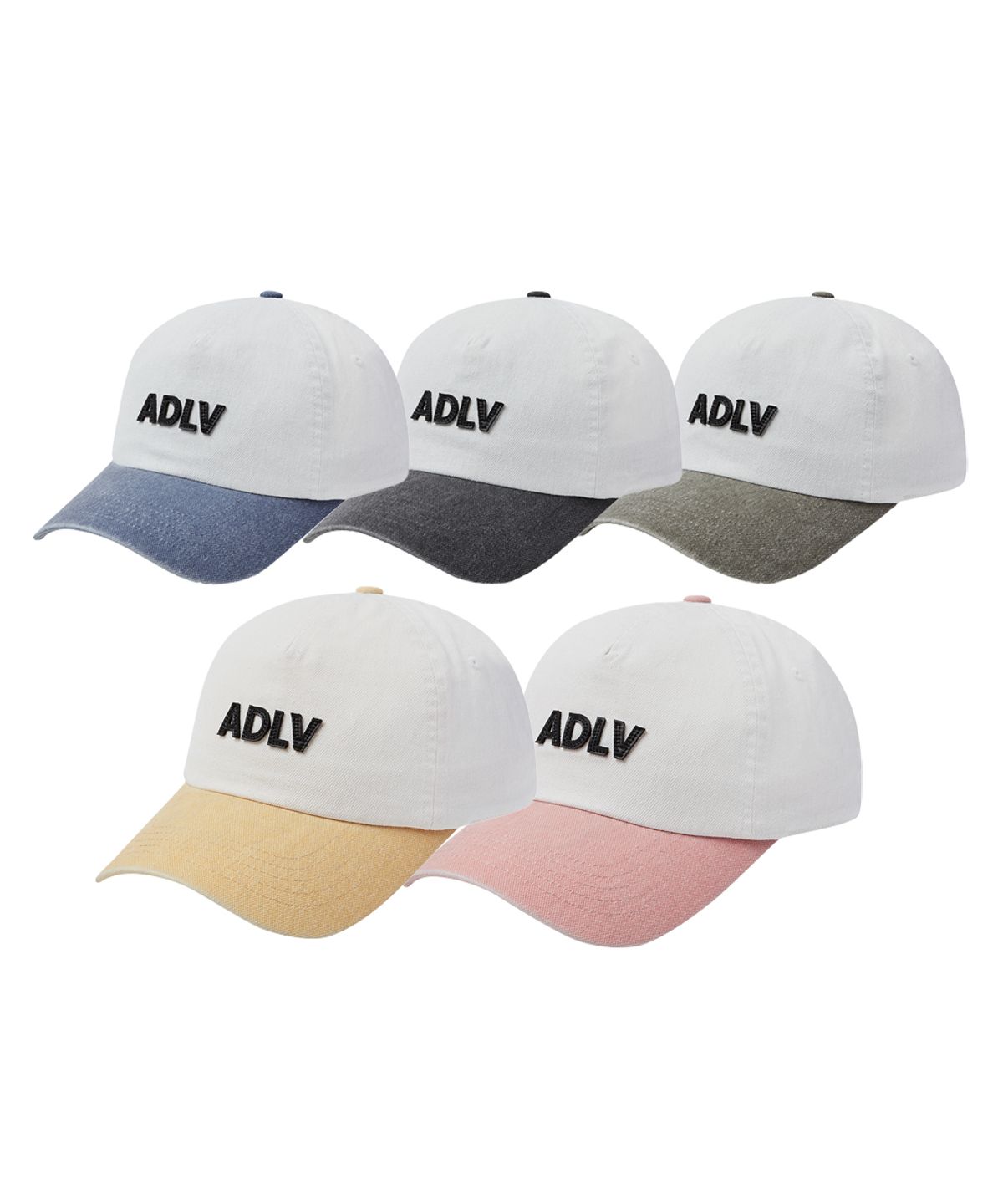아크메드라비(ACME DE LA VIE) PIGMENT LEATHER PATCH BALLCAP (5COLOR)