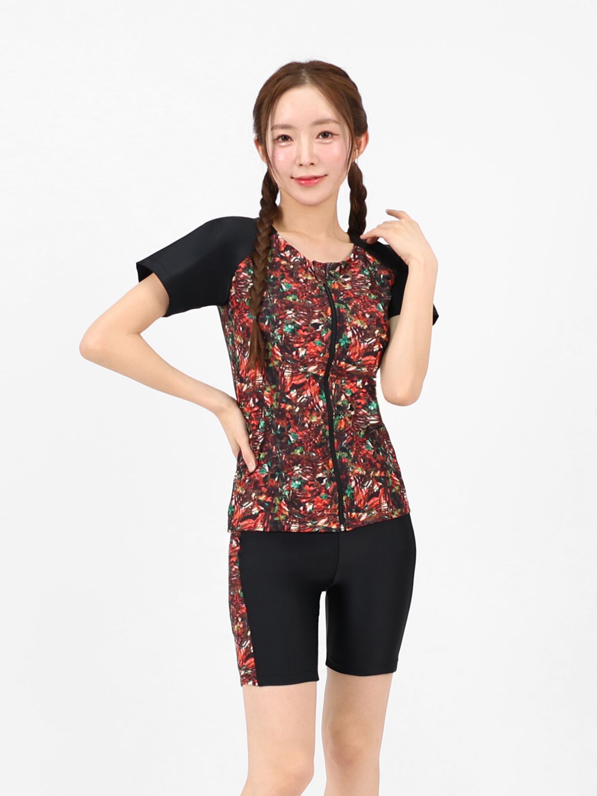 아쿠아티카(AQUATICA) 여성 투피스수영복 AQA8302 일반용수경6종세트