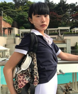 카프리 메쉬 더플백 - 레오파드