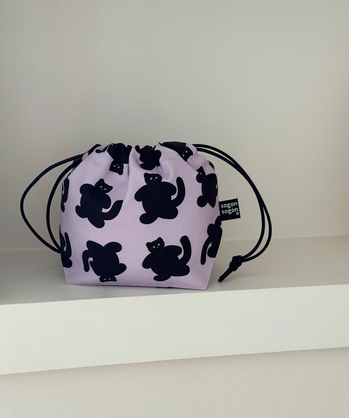 소곤소곤(SOGONSOGON) bbabba violet string pouch w