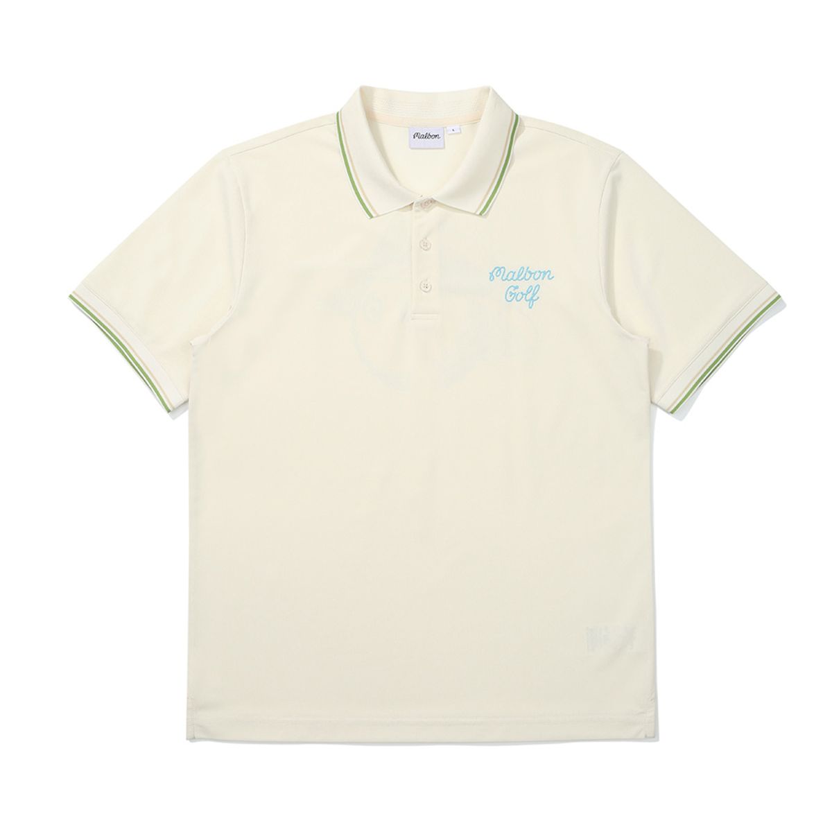 말본 골프(MALBON GOLF) 베케이션 클럽 피케 폴로 티셔츠 CREAM (MAN)