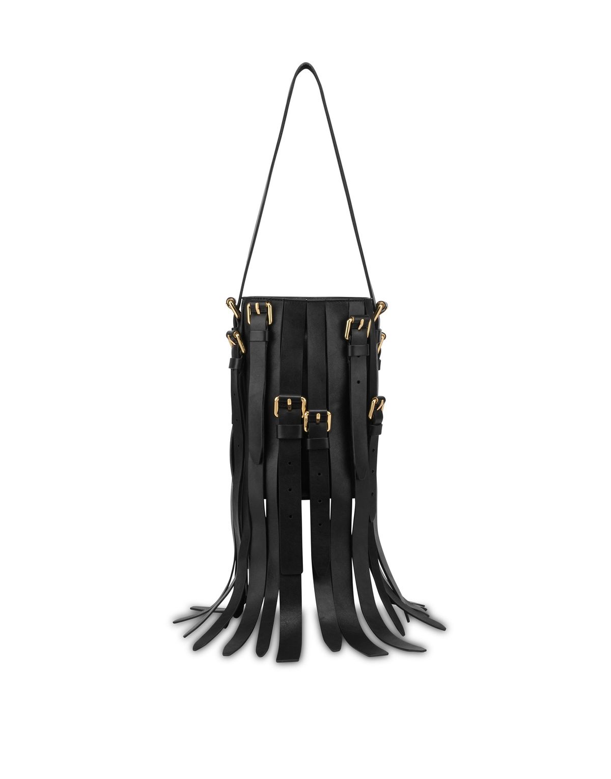 모스키노(MOSCHINO) 멀티 벨트 나파 버킷백