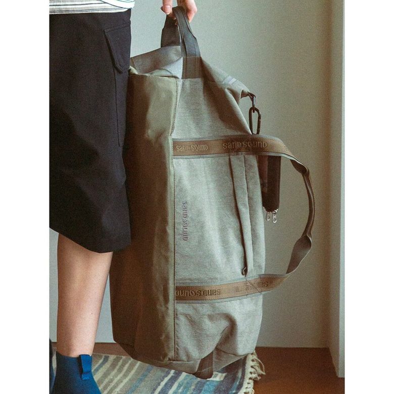 (UNISEX) 더플백  차콜