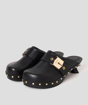 [Scholl X N˚21] 크로그 레더 힐  블랙 (HH54K2H165)