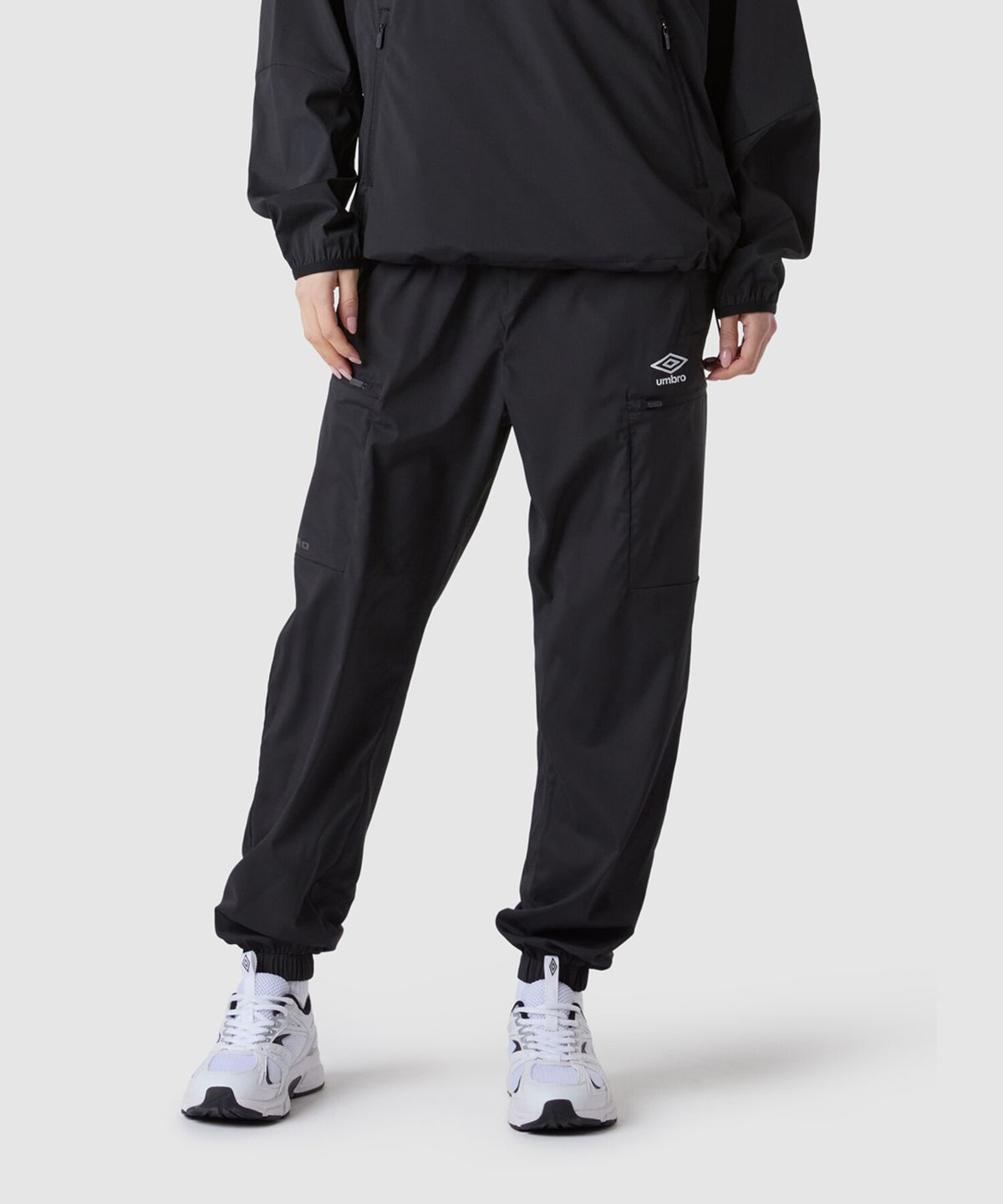 엄브로(UMBRO) [95size] 아이스트레치 카고 조거 팬츠 블랙(UQ211SPT51)