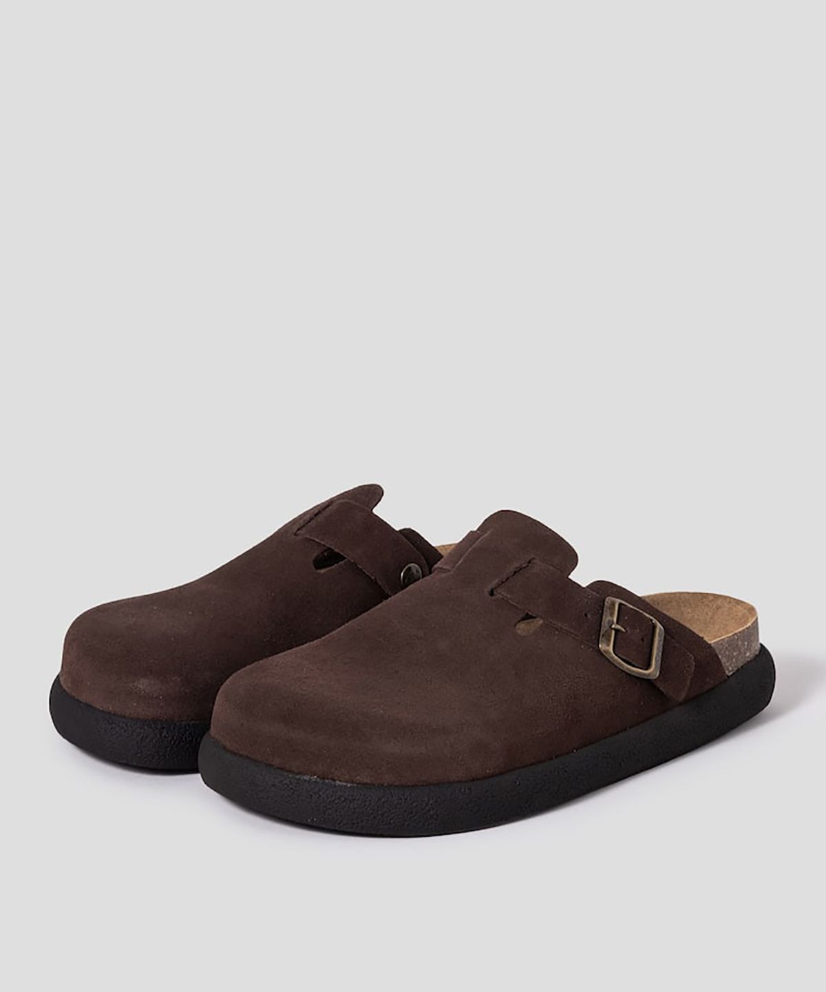 숄(SCHOLL) (MEN) 코르크 크로그 청키솔 샌들  브라운 (HH54K1C71D)