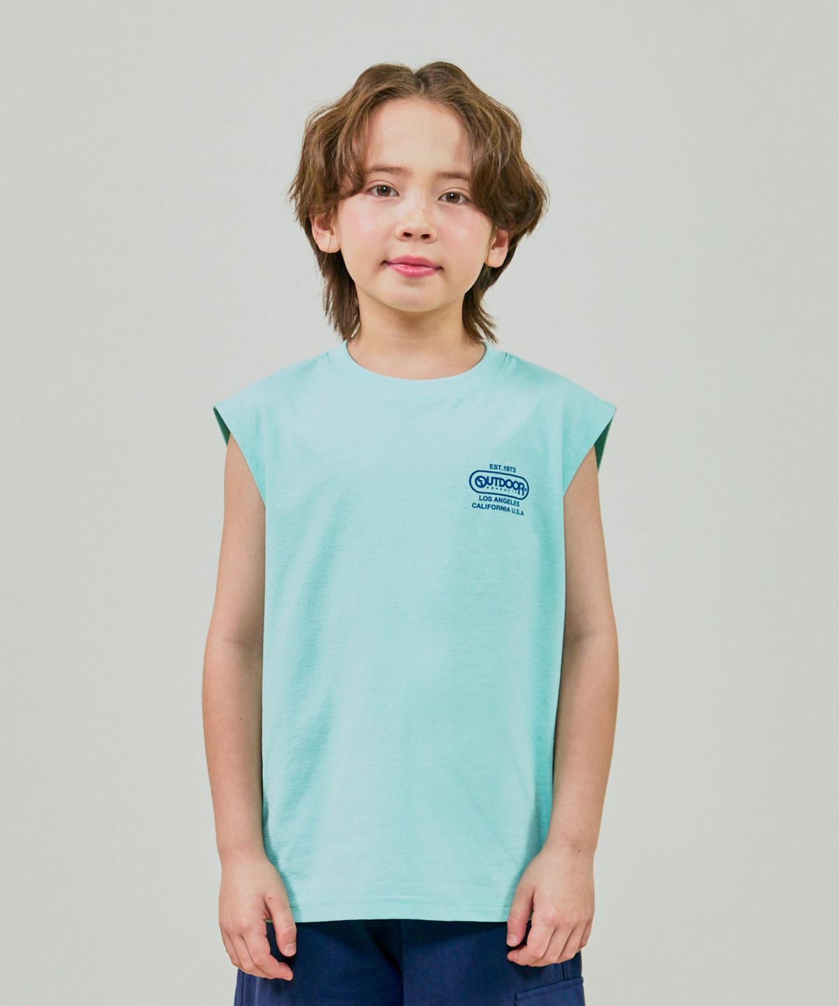 아웃도어 프로덕츠 키즈(OUTDOOR PRODUCTS KIDS) 쿨터치 백그래픽 탱크탑 (라이트블루) OD252ITK16_LBL