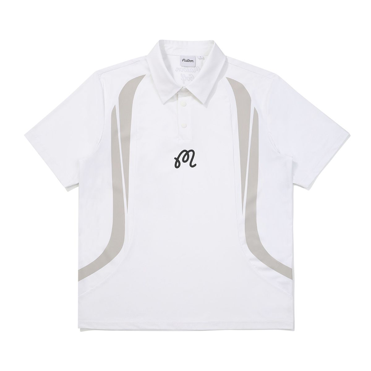 말본 골프(MALBON GOLF) M 아이스 그래픽 폴로 티셔츠 CREAM (MAN)