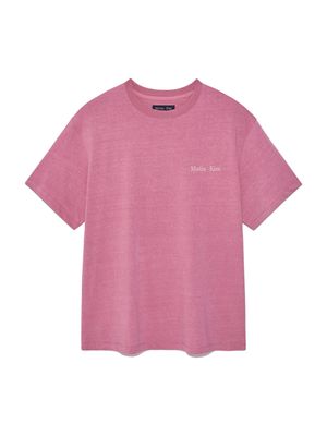 VINTAGE WASHED LOGO TOP FOR MEN IN PINK