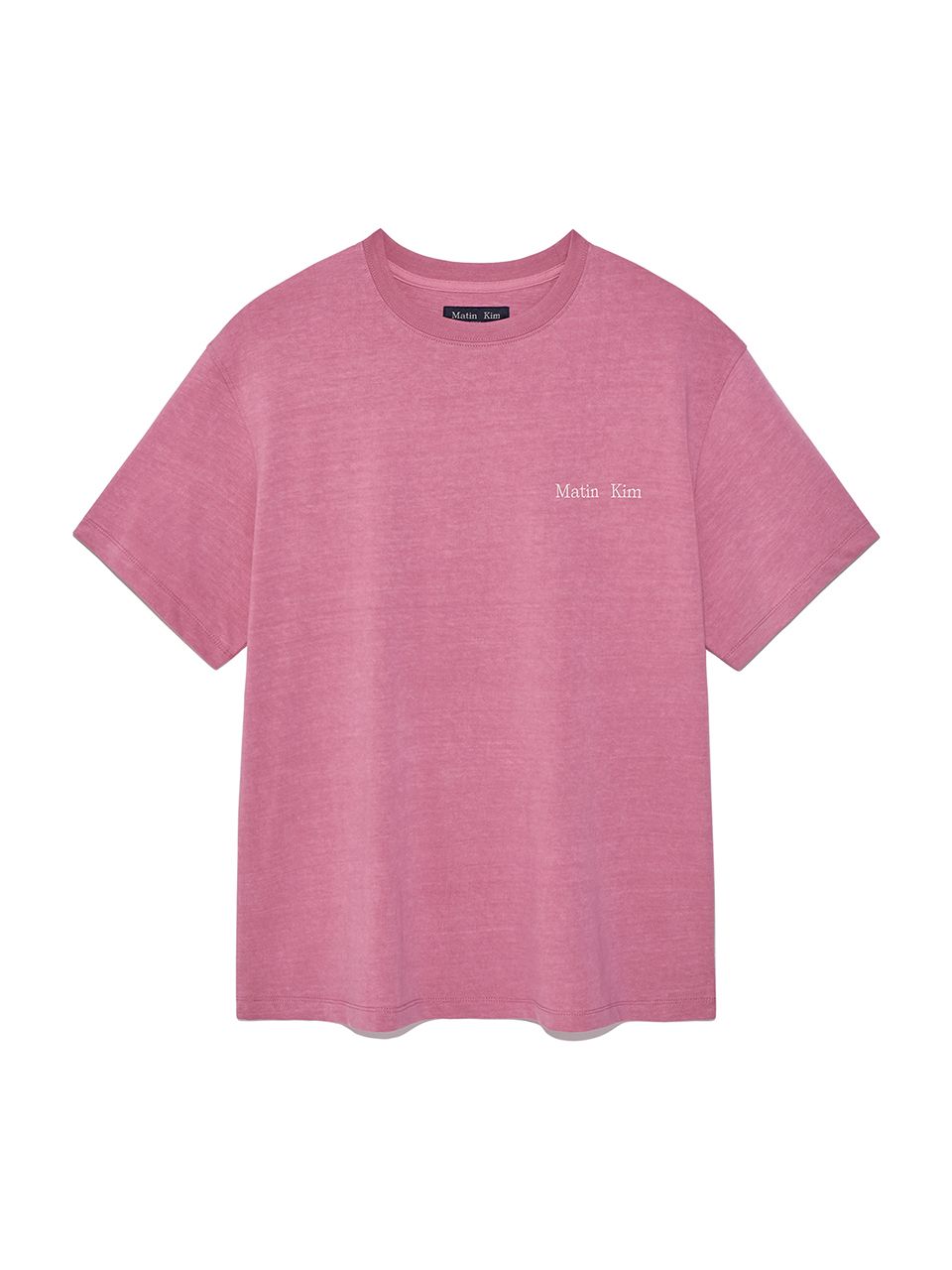 【Matin Kim】VINTAGE WASHED LOGO TOP FOR MEN VINTAGE WASHED LOGO TOP FOR MEN IN CHARCOAL – Matin Kim