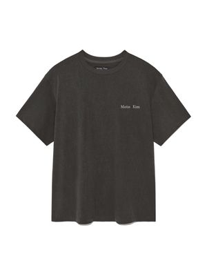 VINTAGE WASHED LOGO TOP FOR MEN IN CHARCOAL