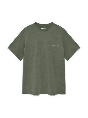 VINTAGE WASHED LOGO TOP FOR WOMEN IN KHAKI