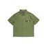PACKABLE SEERSUCKER HALF SHIRTS GREEN