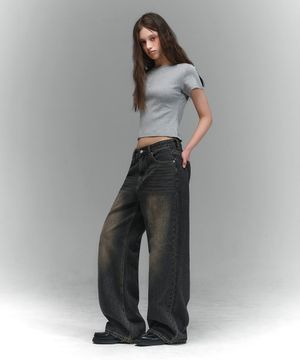 BTB : WAVE WASHING JEANS [BLACK CORE]