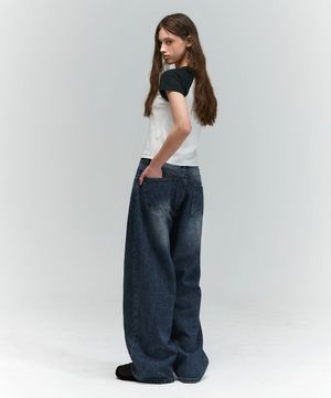 BTB : WAVE WASHING JEANS [BLUE MINUIT CORE]