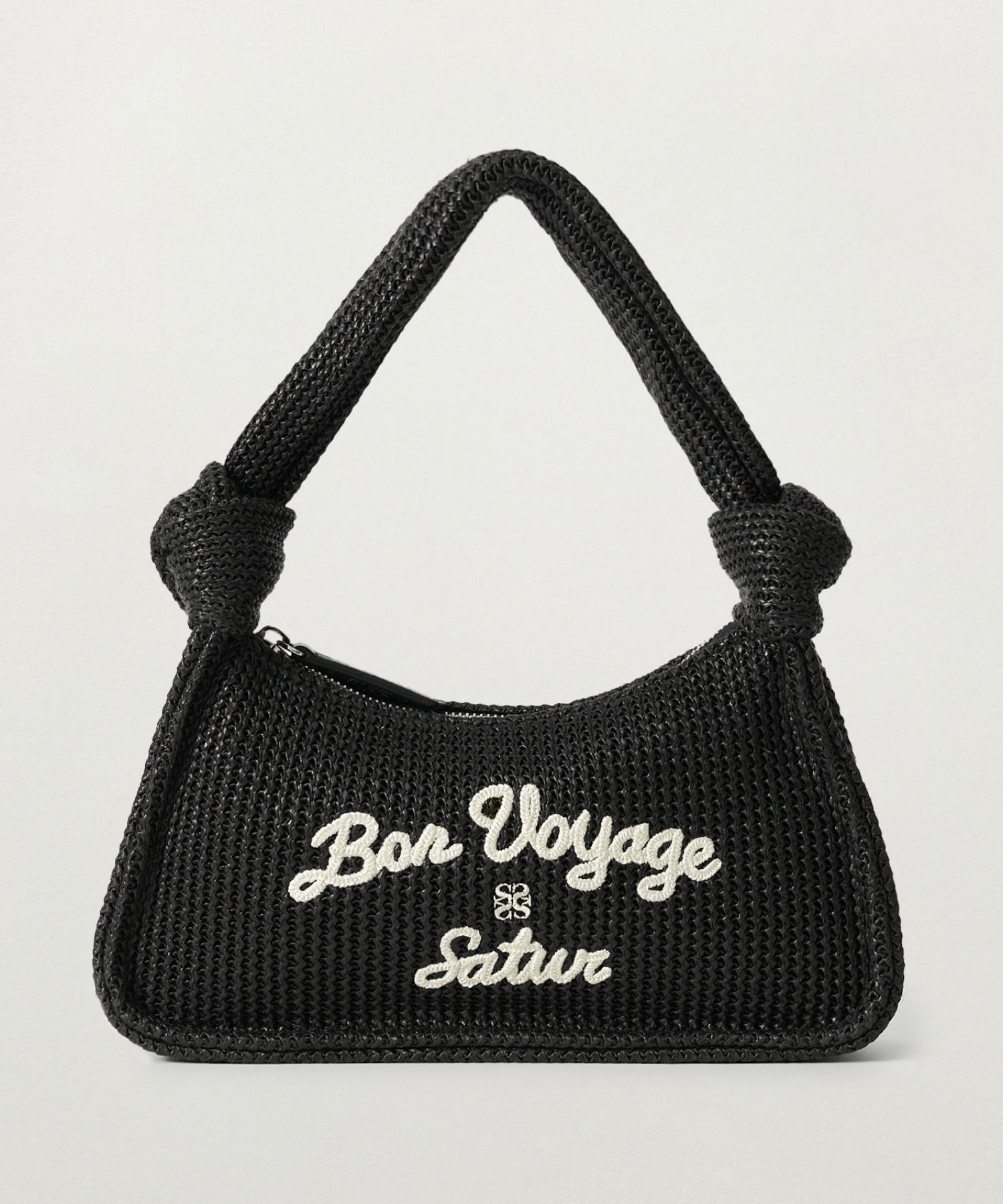 ★SATUR★Bon Voyage Raffia Shoulder Bag MUSINSA | SATUR Bon Voyage Raffia Shoulder Bag Black