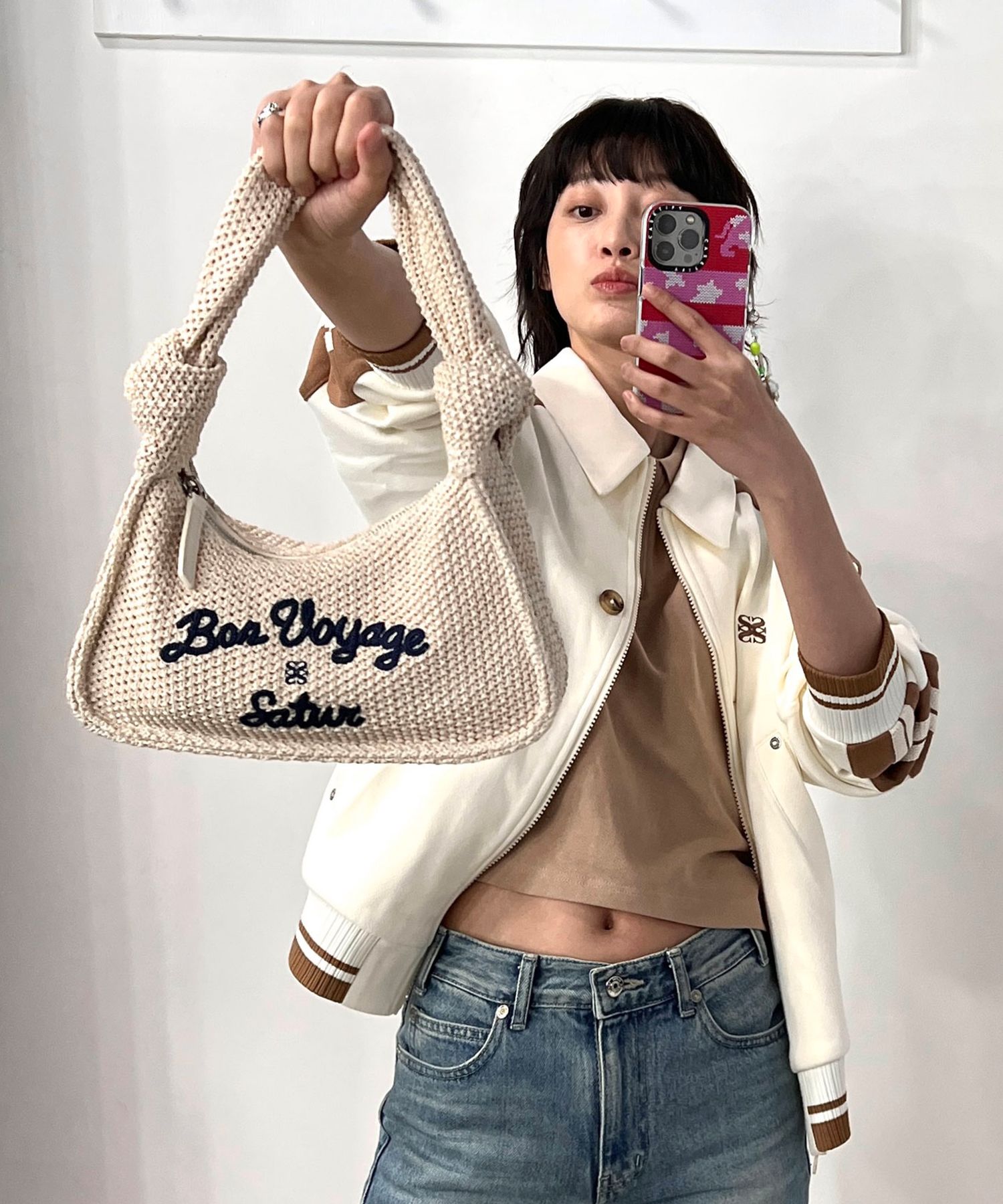 ★SATUR★Bon Voyage Raffia Shoulder Bag MUSINSA | SATUR Bon Voyage Raffia Shoulder Bag Black