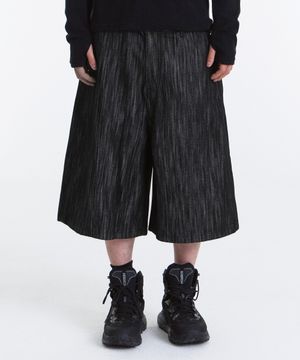 Bermuda Denim Pants (Raw Black)