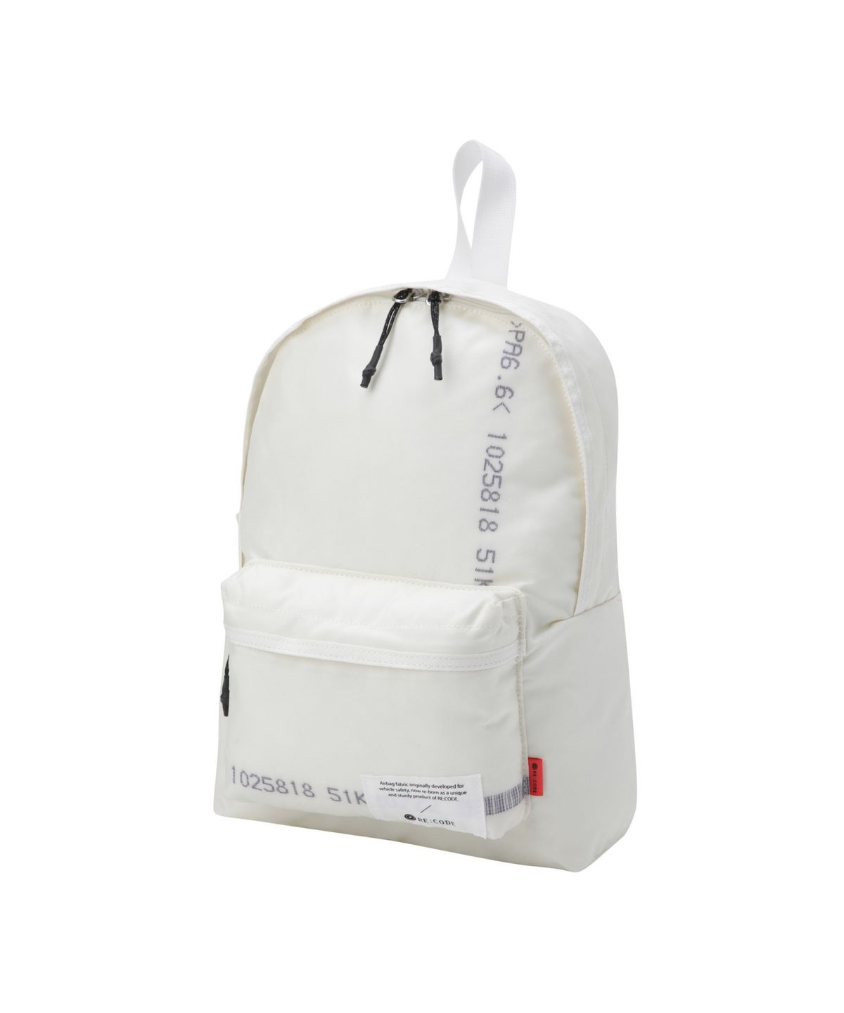 래코드(RECODE) Color Point Airbag One Pocket Backpack(S)_RYBAA24821IVX