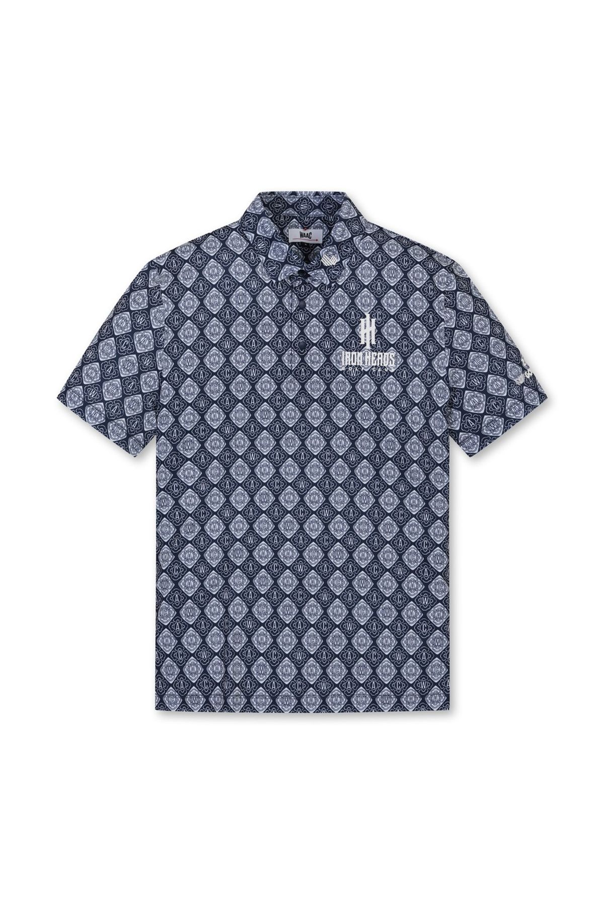 왁(WAAC) Men Korea Edition All-over Pattern SS Polo_WMTCM25341NYX