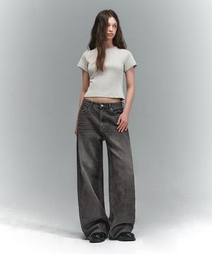 BTB : WAVE WASHING JEANS [GRAY CORE]