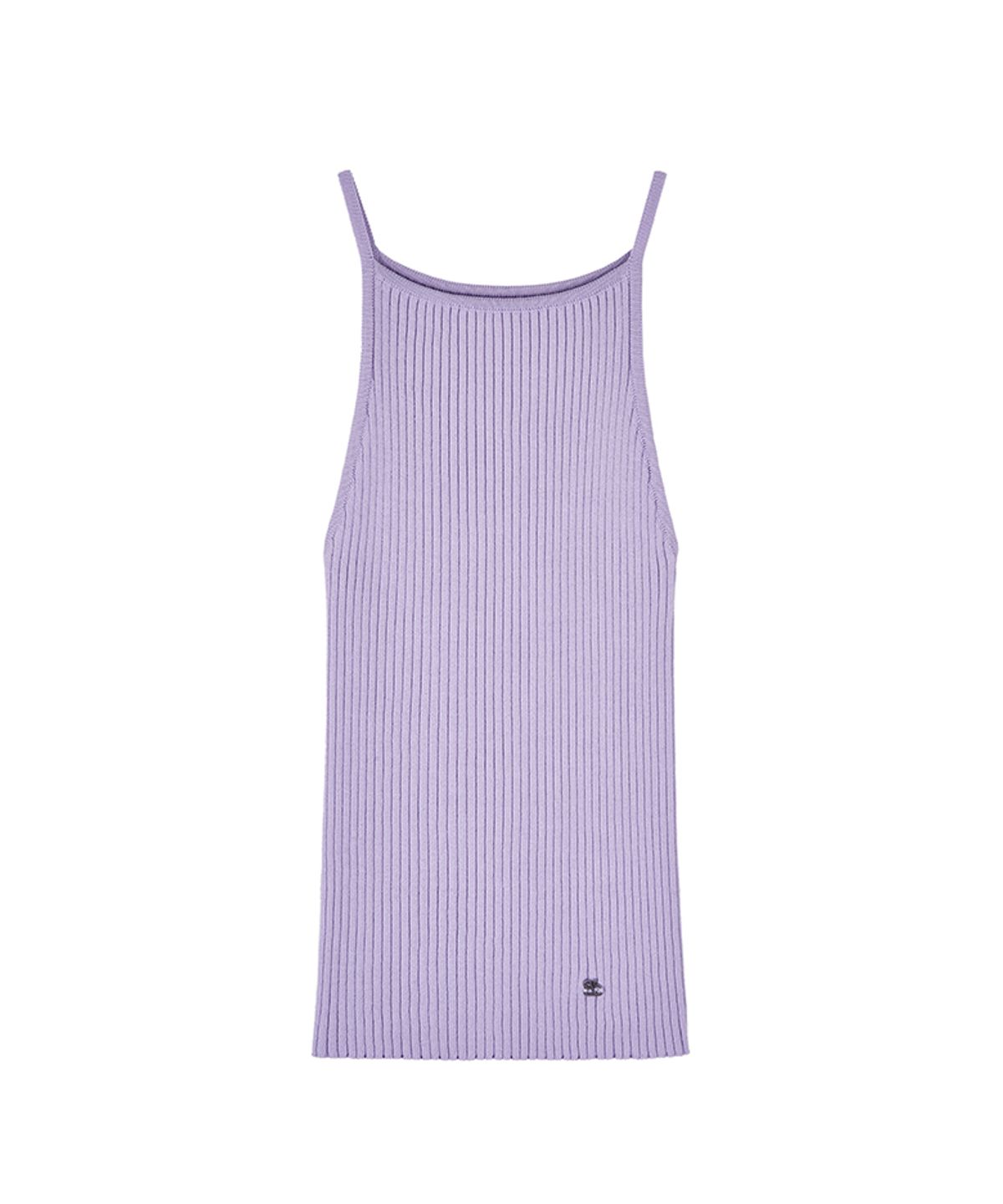 비플랫 베네통(Bb' BENETTON) 홀터 니트 슬리브리스 (Light Violet)
