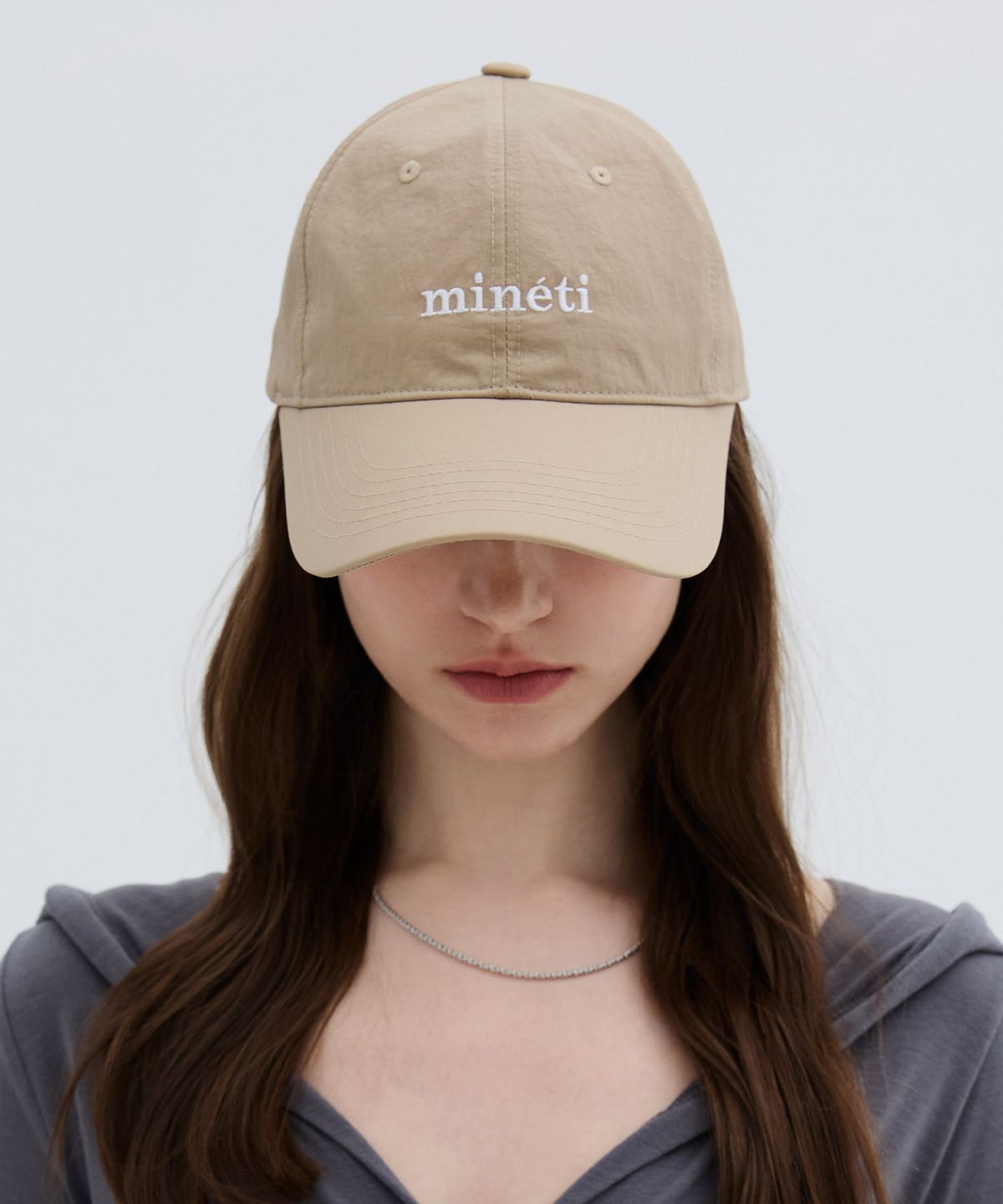 미네티(MINETI) 나일론 로고 볼캡 Y 10625 MT