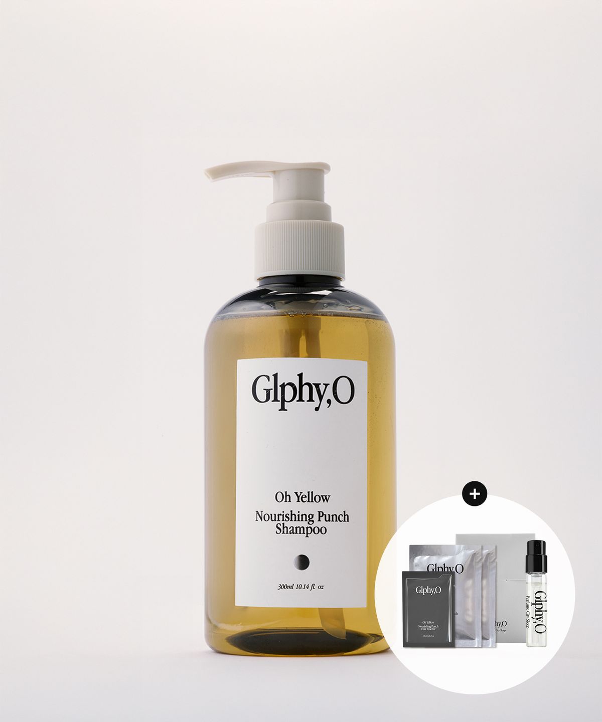 글피오(GLPHY,O) 오 옐로우 너리싱 펀치 샴푸 300ml+(증정) 시티퍼퓸 1.8ml+샤쉐3종