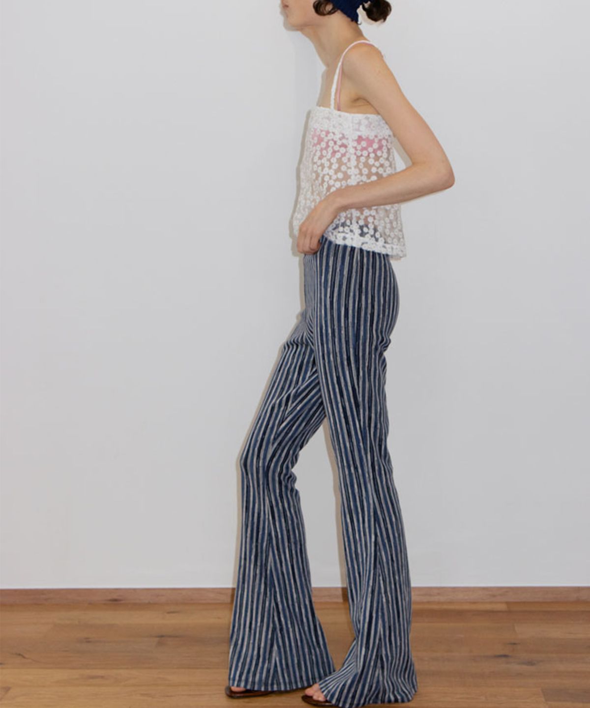 수수무(SUSUMU) JUST JERSEY PANTS - navy