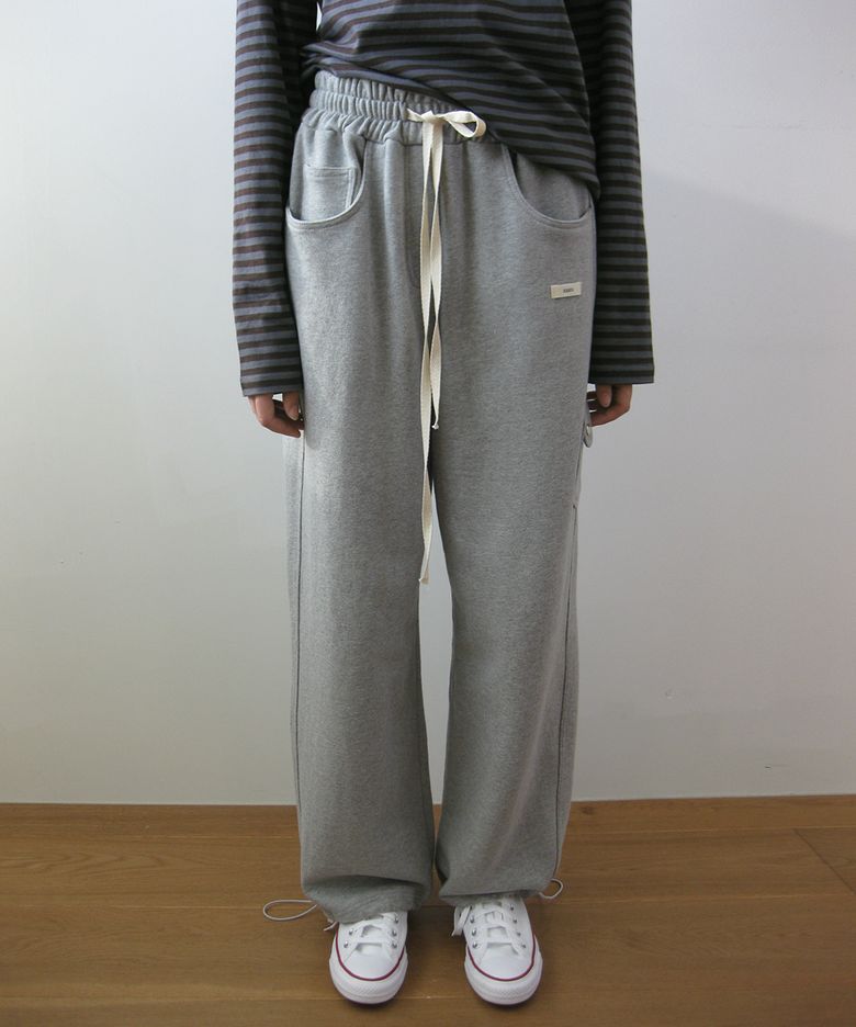 4 Pocket Sweat pants, melange gray