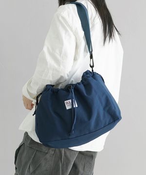 커들리 스트링 포켓 크로스백 - navy