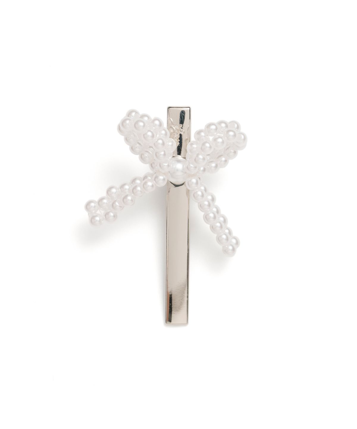 앙뜨시엔느(ANTT SIENNE) Little Ribbon Pin no.1 (White)