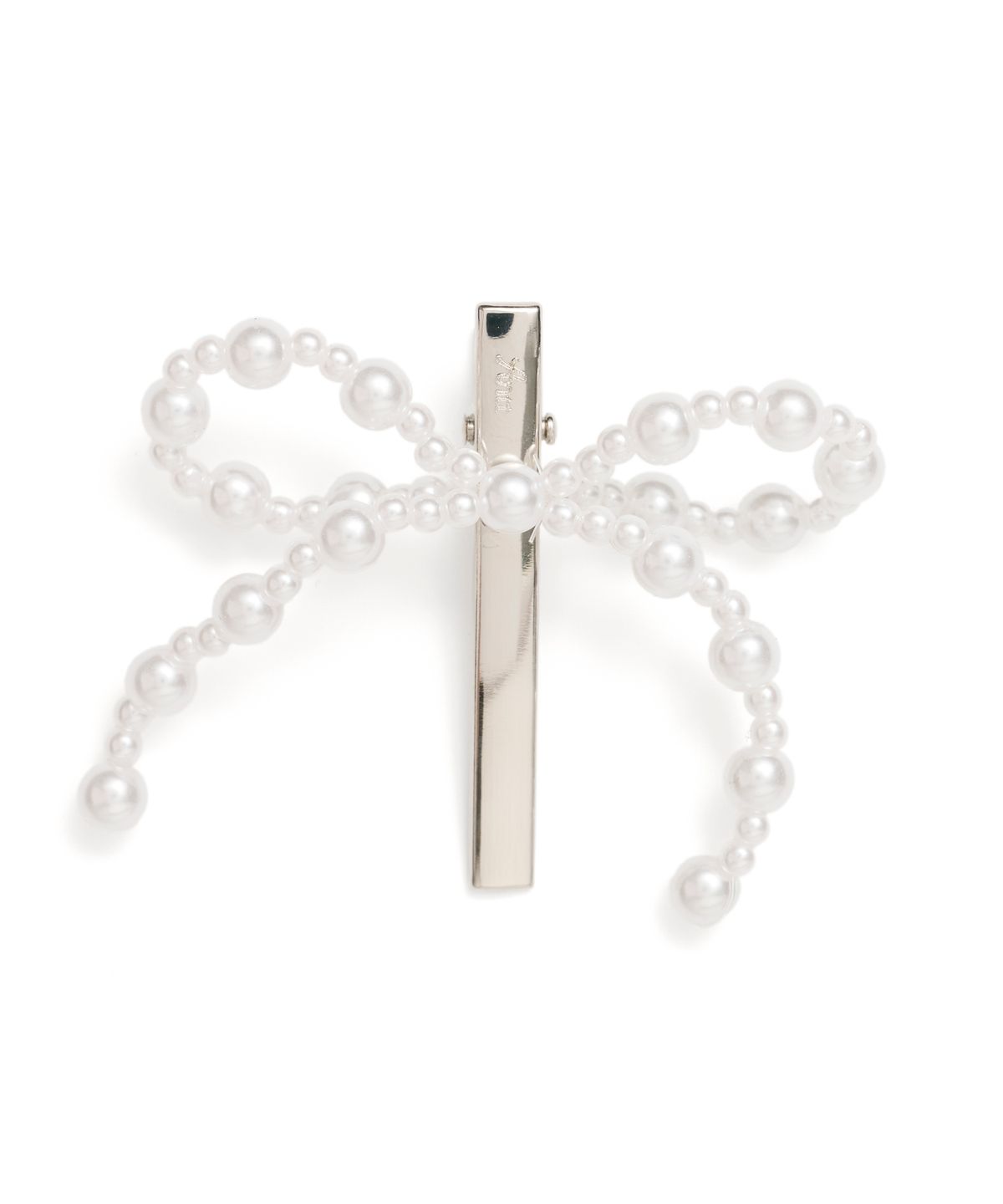 앙뜨시엔느(ANTT SIENNE) Little Ribbon Pin no.3 (White)