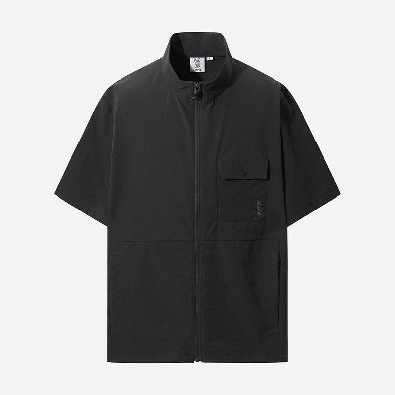 에어픽셀 스텐넥 숏 자켓 남자(BLACK)