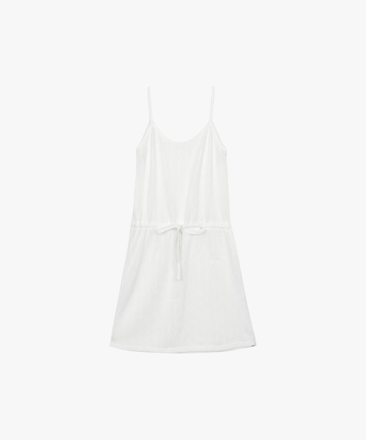 핑크파인애플(PINK PINEAPPLE) SOFT KNOT LACE DRESS_WHITE