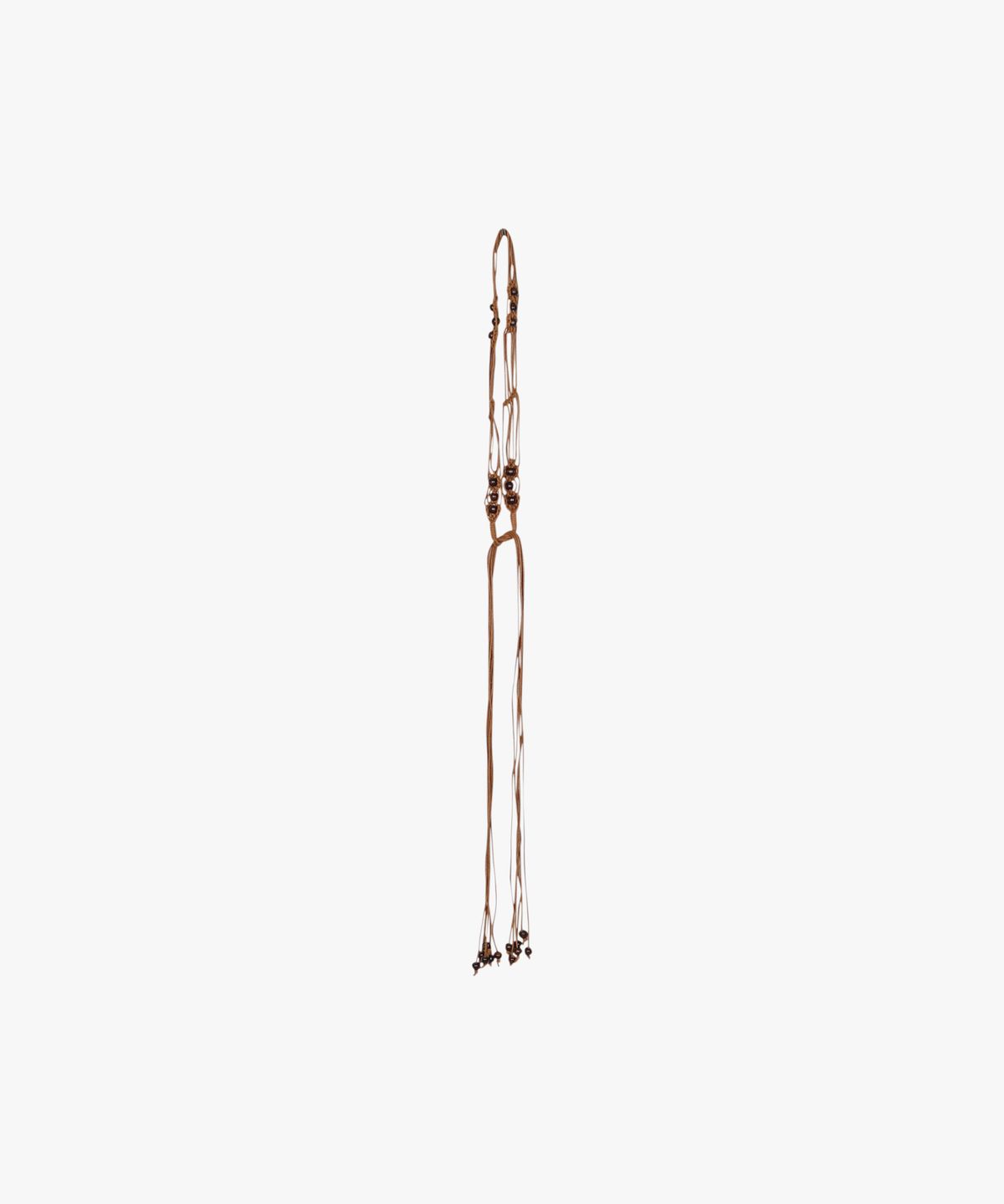 핑크파인애플(PINK PINEAPPLE) BOHO ROPE BELT_CAMEL