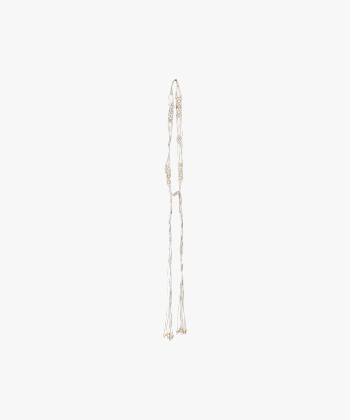 핑크파인애플(PINK PINEAPPLE) BOHO ROPE BELT_IVORY