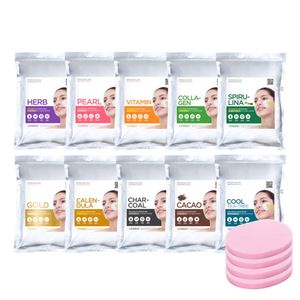 프리미엄 모델링팩 1kg+클렌징해면x4개