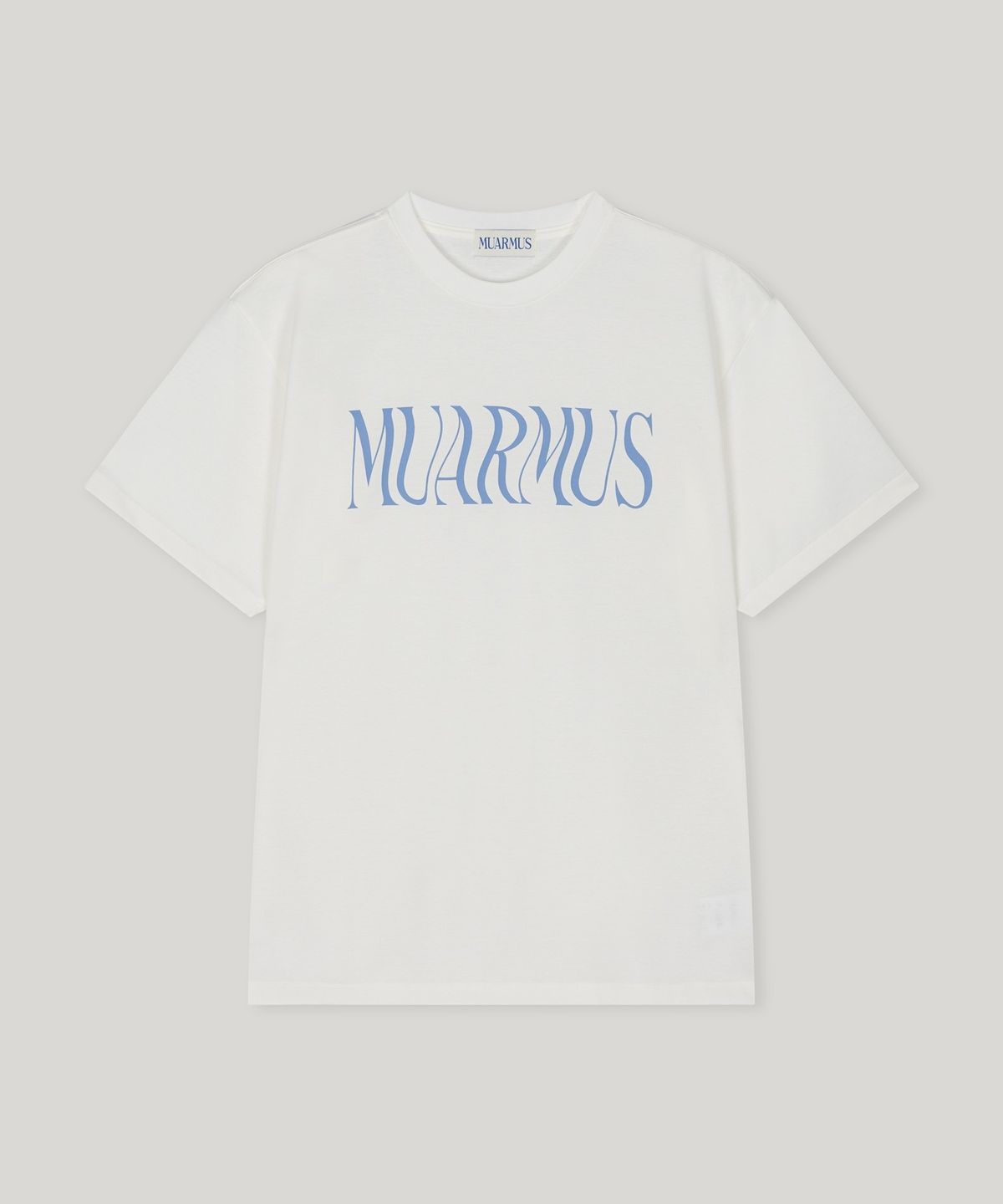 무아르무스(MUARMUS) MUARMUS Wave Logo T-shirt [Ivory]